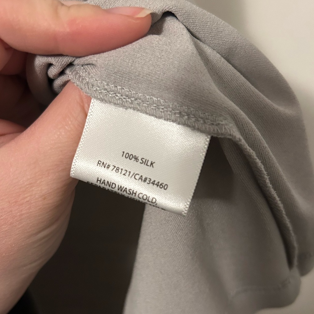 Eileen Fisher Crinkle Linen Jacket with Tank Included - Picture 11 of 11